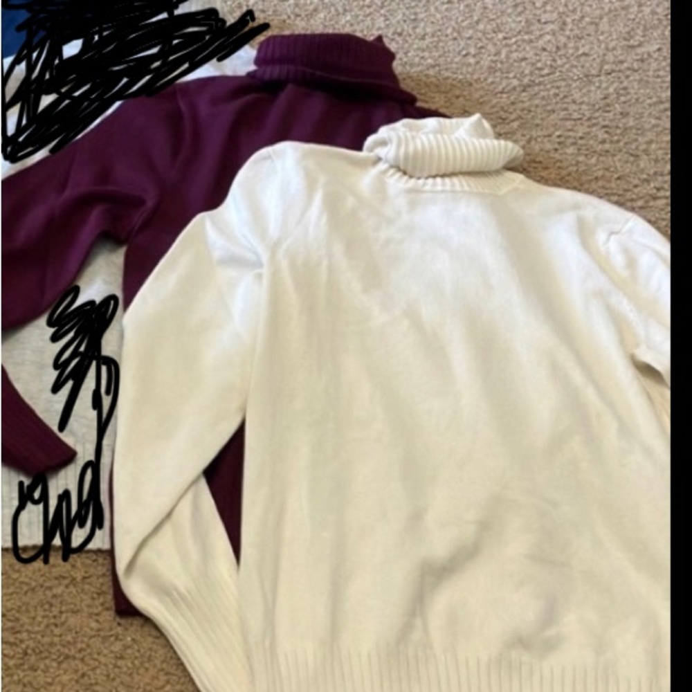 Bundle of 2 turtle neck sweaters